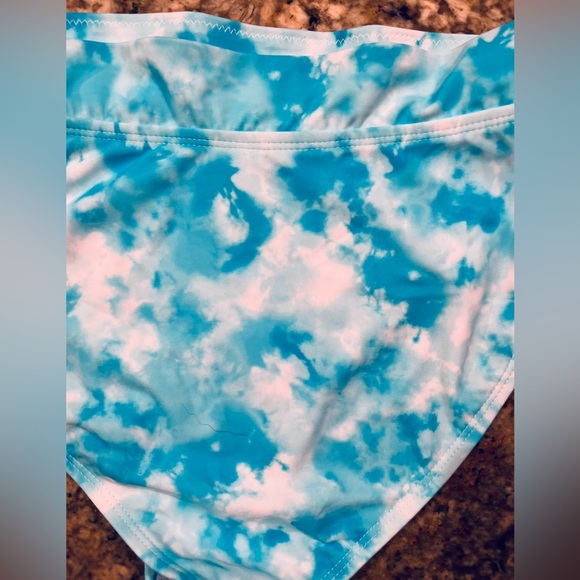 NWT California Waves High Waisted Tie Dye Bikini Bottom - Picture 7 of 9